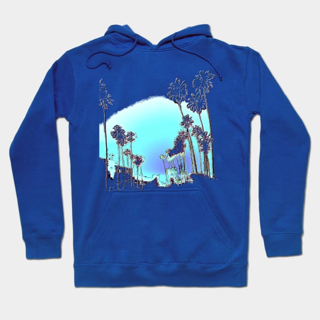 Miami Palms Hoodie by KZK101